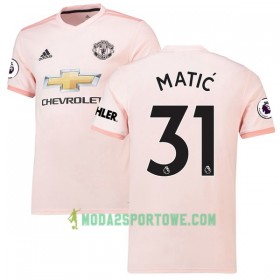 Koszulka Manchester United Matic 31 Wyjazdowe Stroje Piłkarskie 2018-2019 Krótki Rękaw